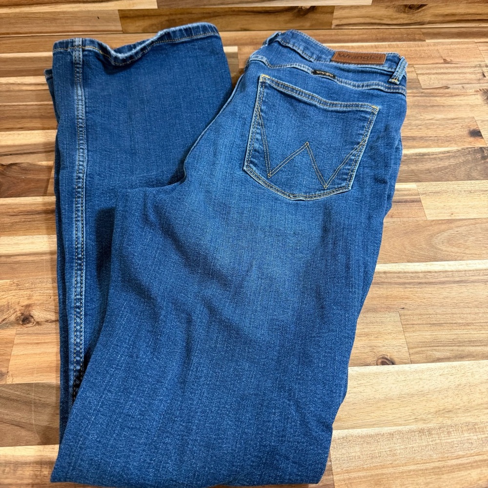 Wrangler Blue High-Rise Bold Boot Jeans